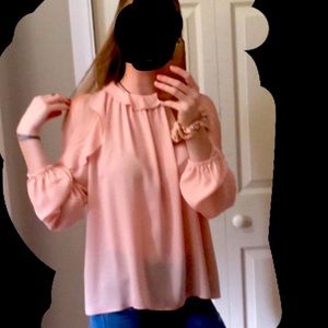 Emma & Olivia pink shirt size S 👚 👕 👔